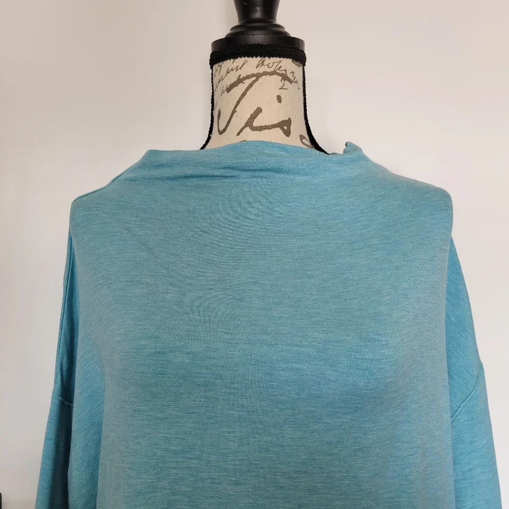 NWOT Soft Surroundings Arley Tunic Pullover Sweater Top Long Snap‎ Sleeve XXL